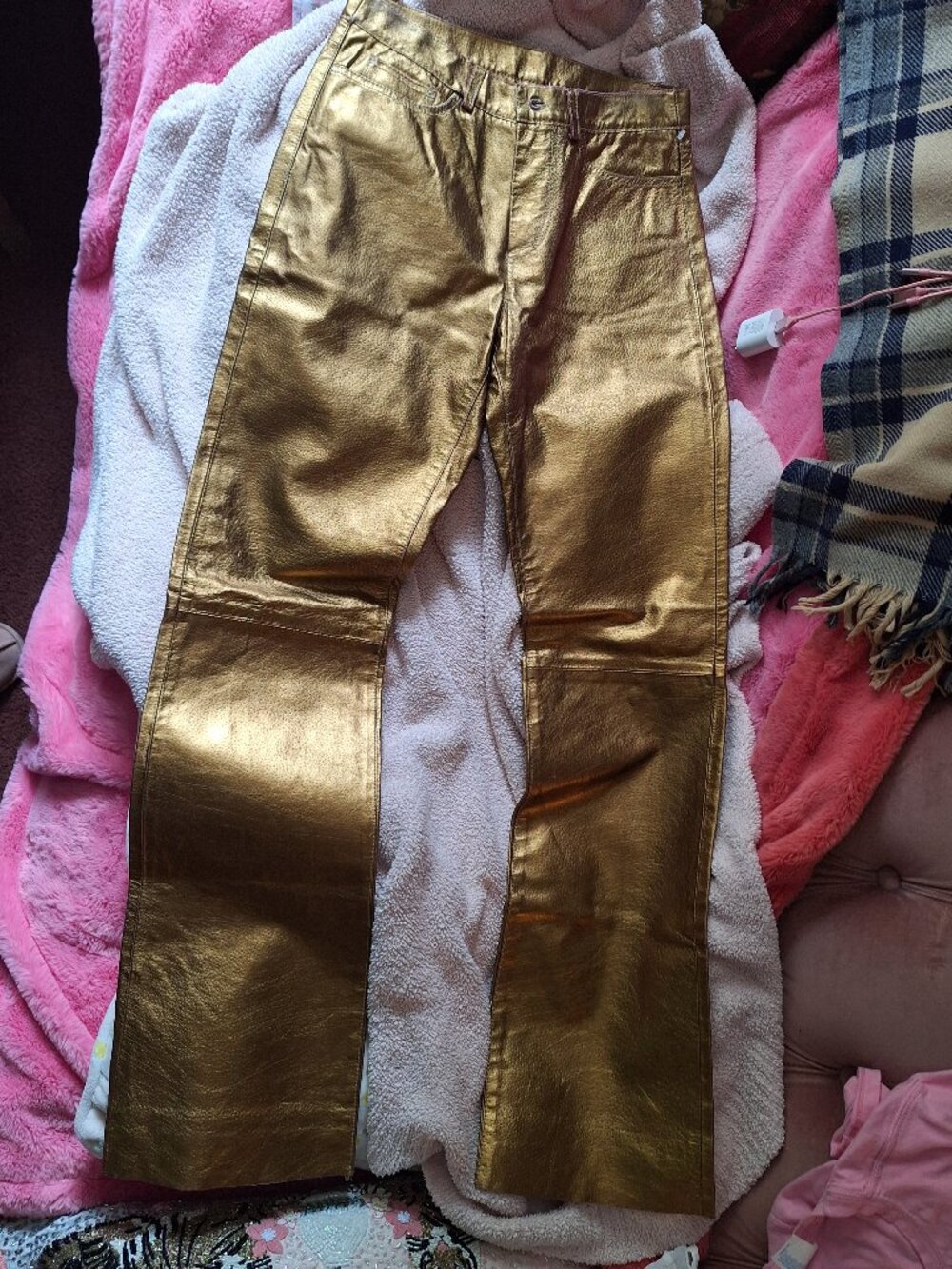 Roberto Cavalli Leather pants 40